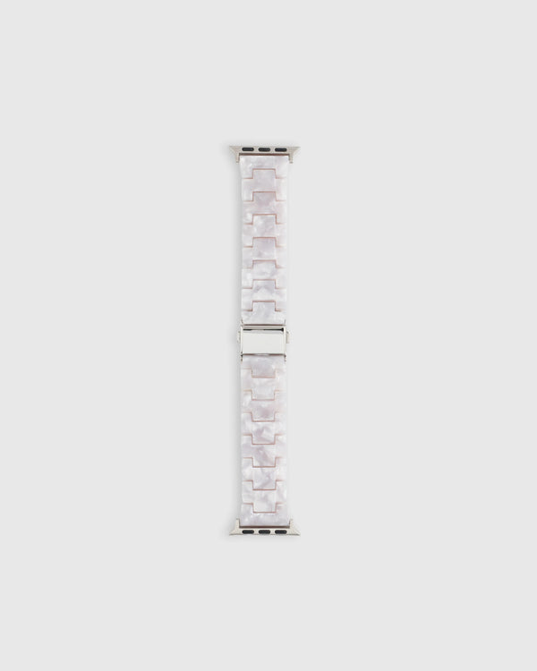 Acetate Smartwatch Band - 38mm - 42mm / Grey Tortoise