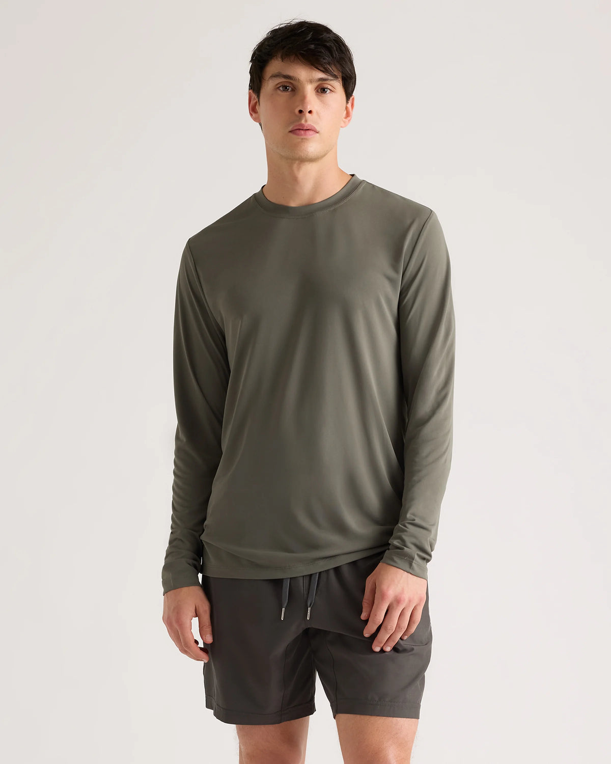 Ultra-Light Performance Long Sleeve Tee - S / Heritage Olive Main image