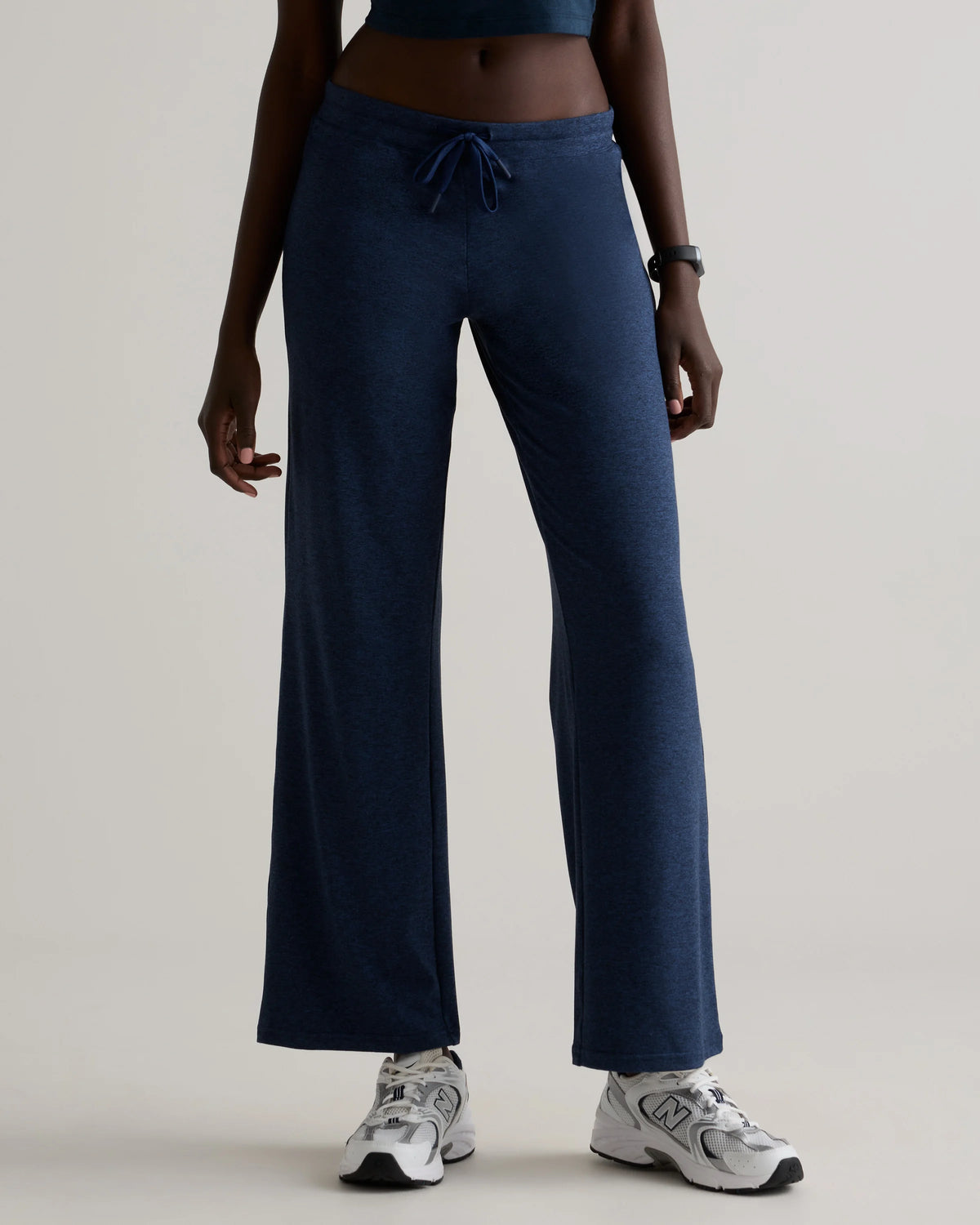 Flowknit Wide Leg Pants - XS / Black