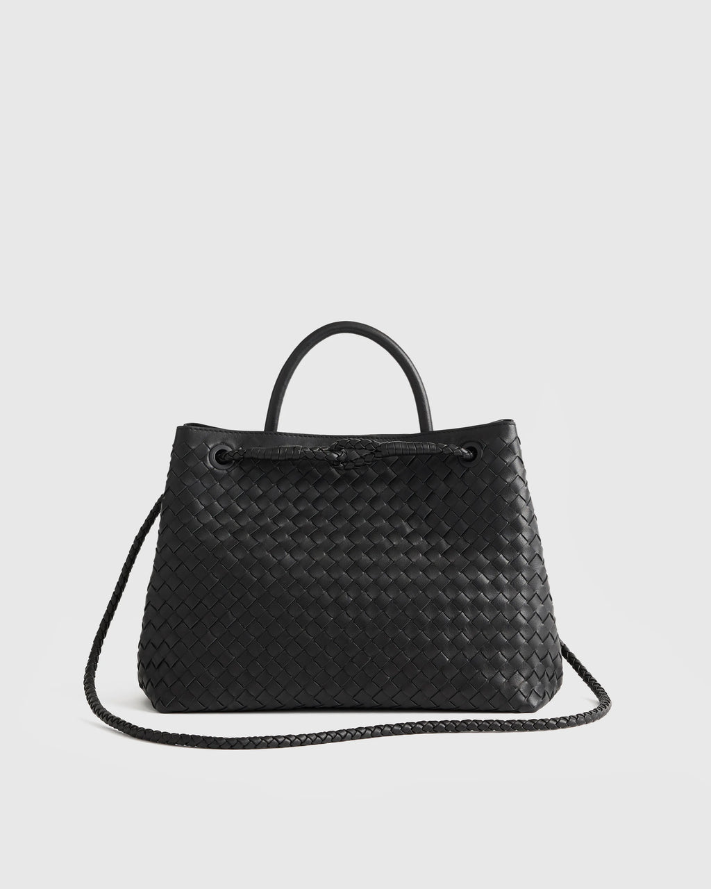 Romy Handwoven Satchel - One Size / Cognac