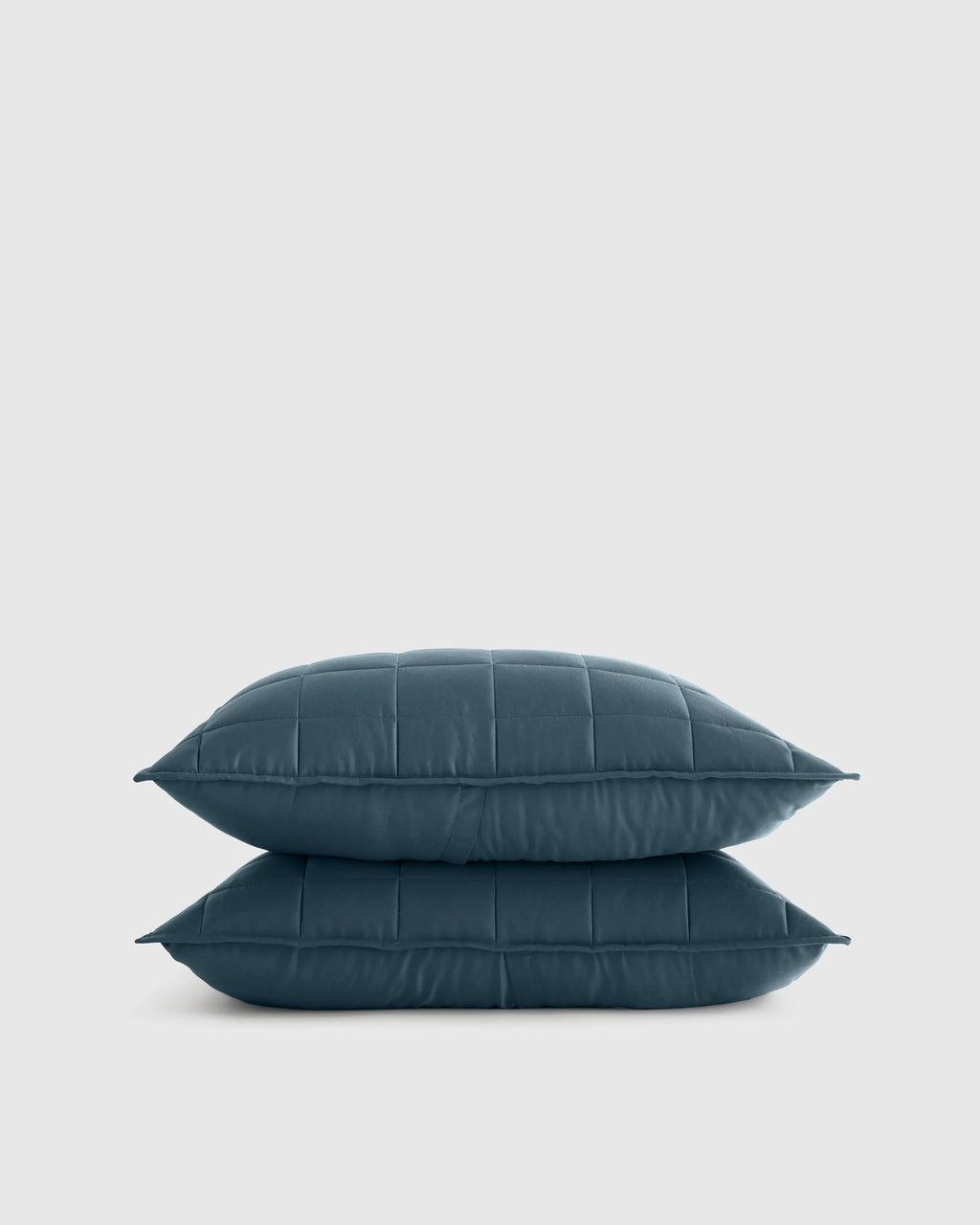 Bamboo Box Quilted Sham Set - Standard / Sage