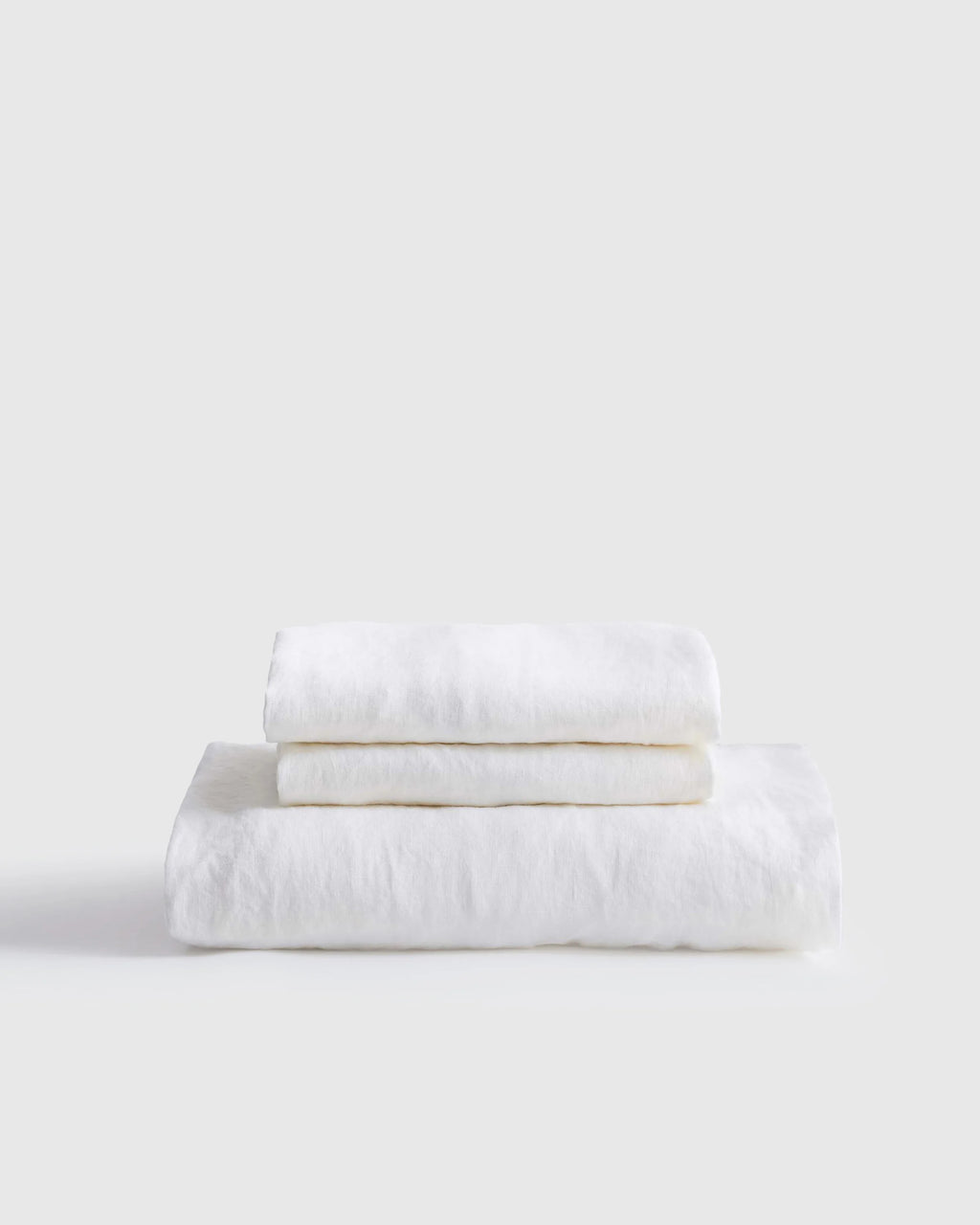 European Linen Fitted Sheet Set - Twin / Peach