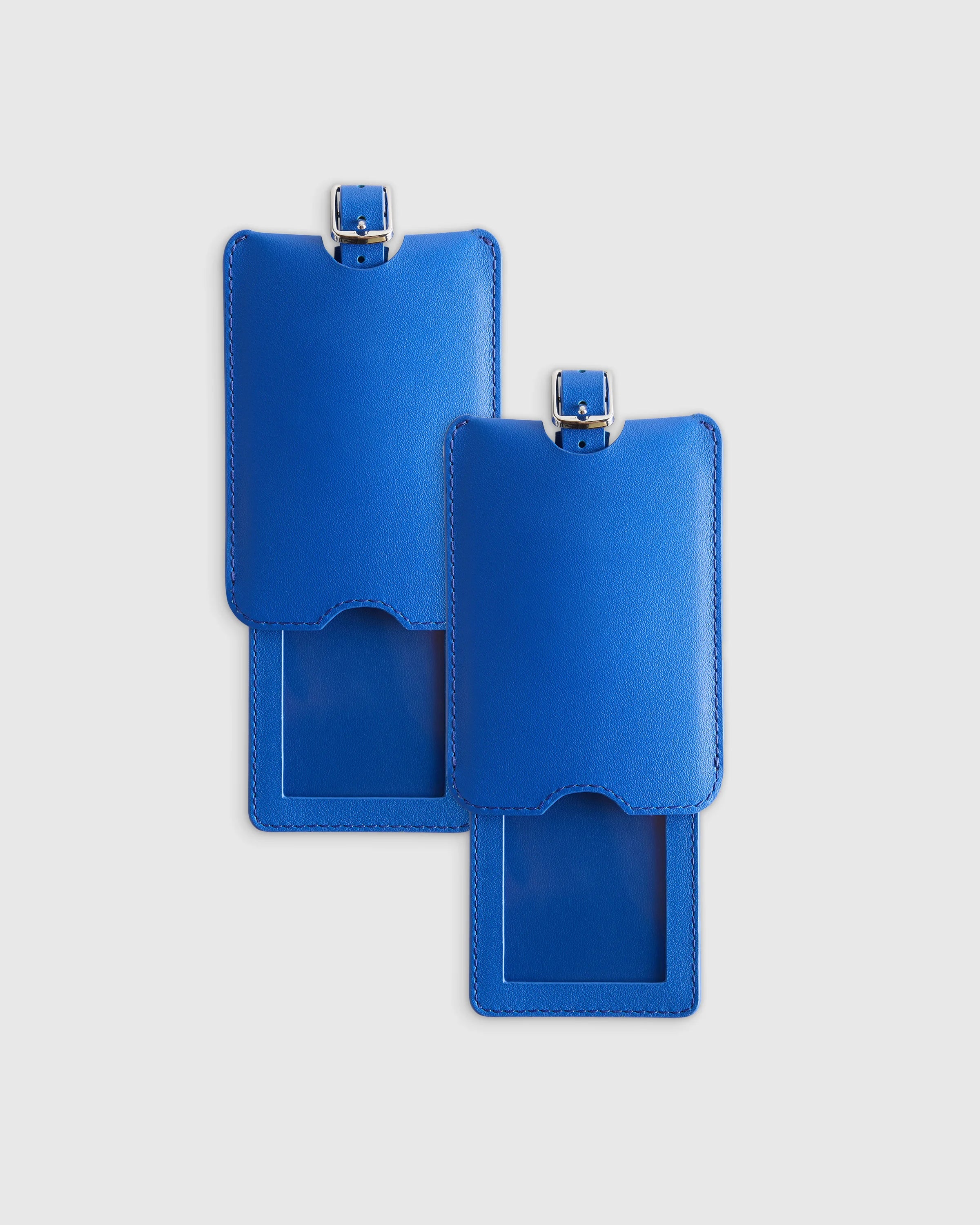 Nappa Leather Luggage Tag (2-Pack) - One Size / Cobalt Blue Secondary image