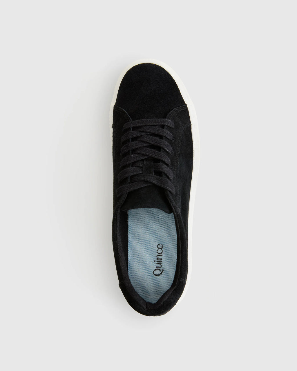 Italian Suede Everyday Sneaker - 5 / Black