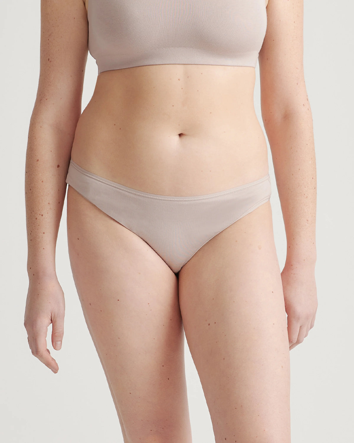 Organic Cotton Bikini (6-pack) - XS / Mink Main image