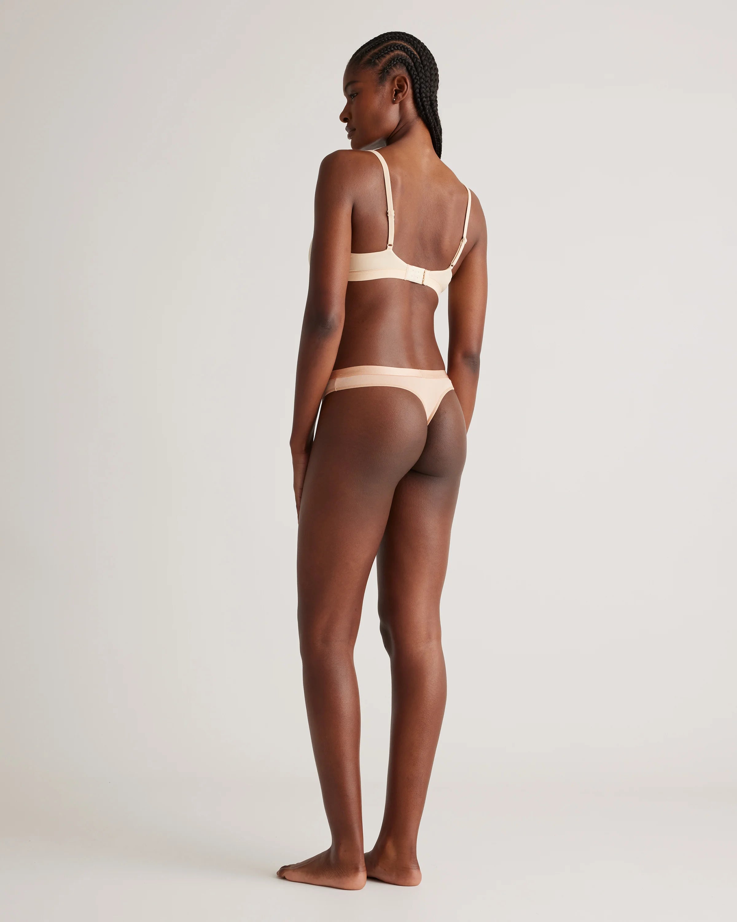 Micromodal Thong (6-pack) - XS / Warm Sand Secondary image