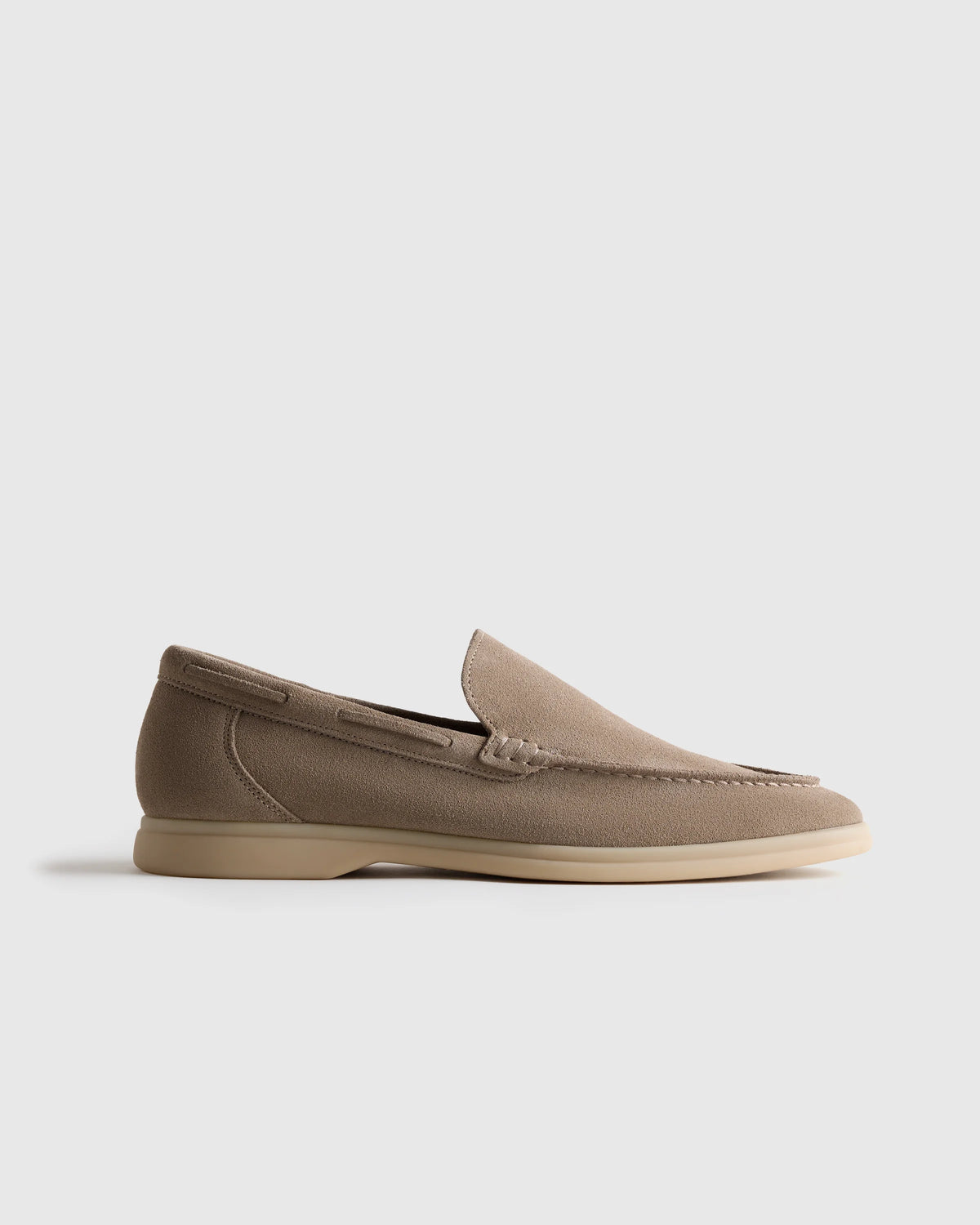Soft Suede Mariner Loafer - 7 / Smoke Main image