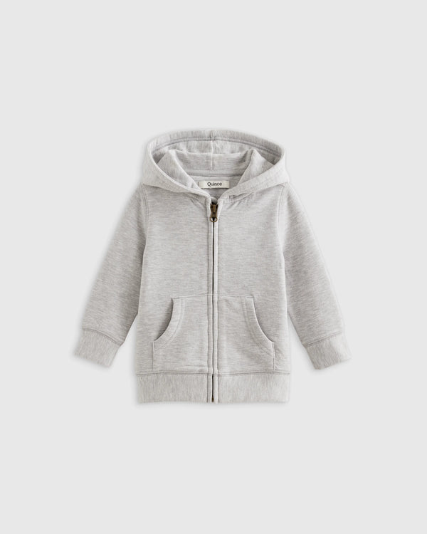SuperSoft Fleece Zip Up Hoodie - 0-3M / Soft Sage