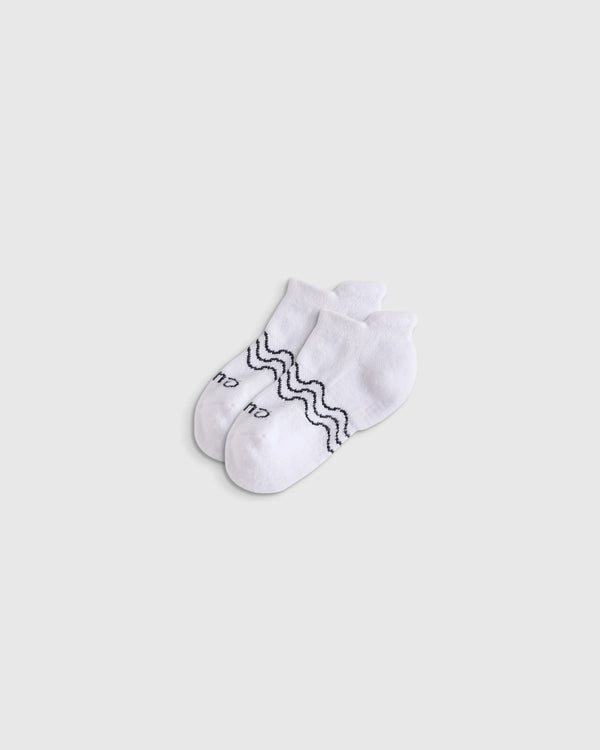 Organic Cotton Gripper Ankle Socks 8-Pack - 12M-24M / Pink/White Multi