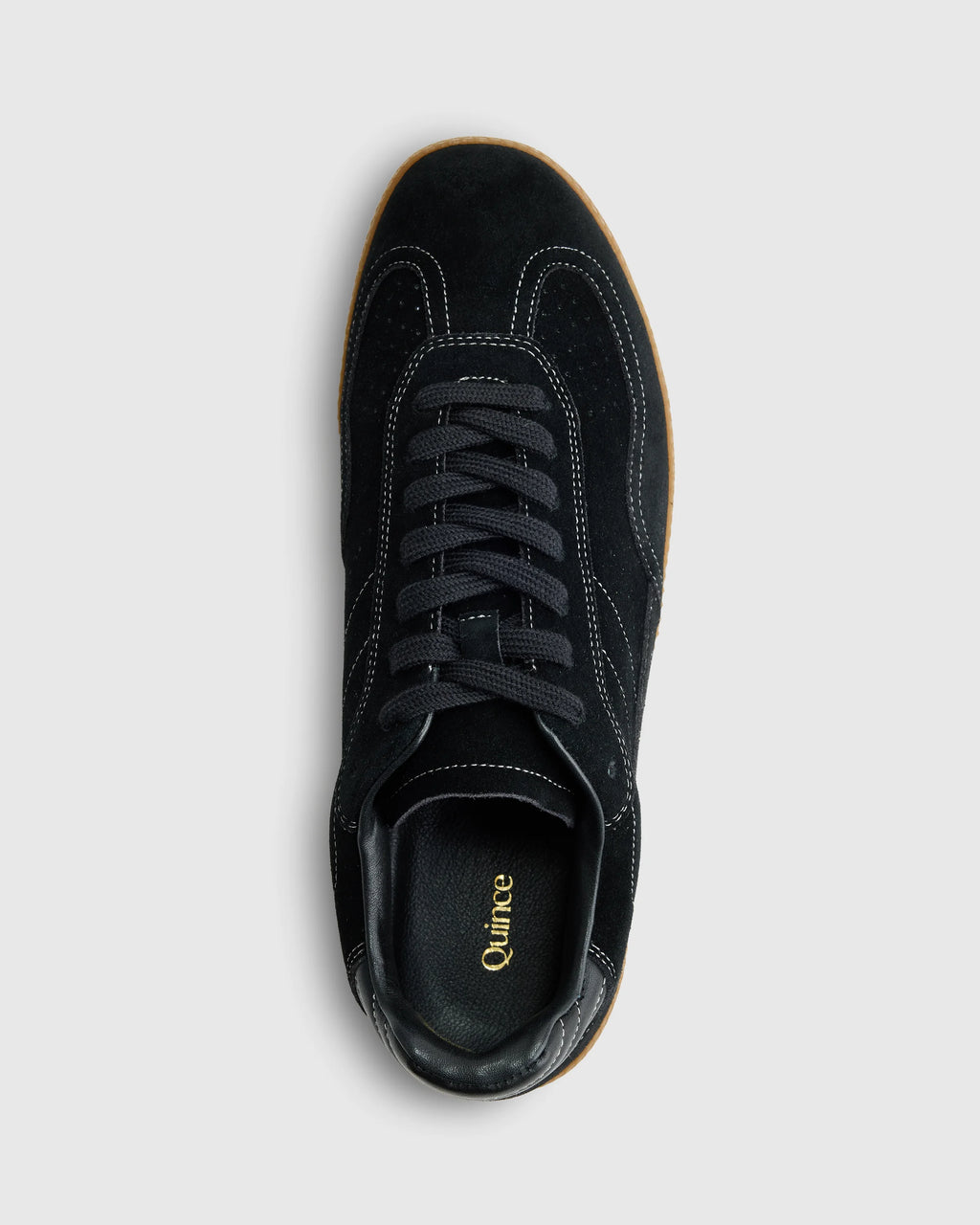 Italian Suede Gum Sole Sneaker - 5 / Birch