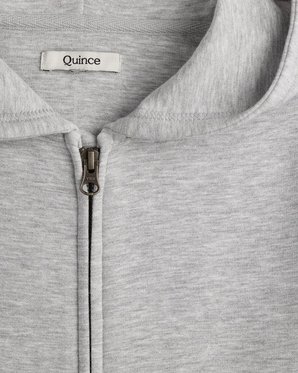 SuperSoft Fleece Zip Up Hoodie - 0-3M / Soft Sage