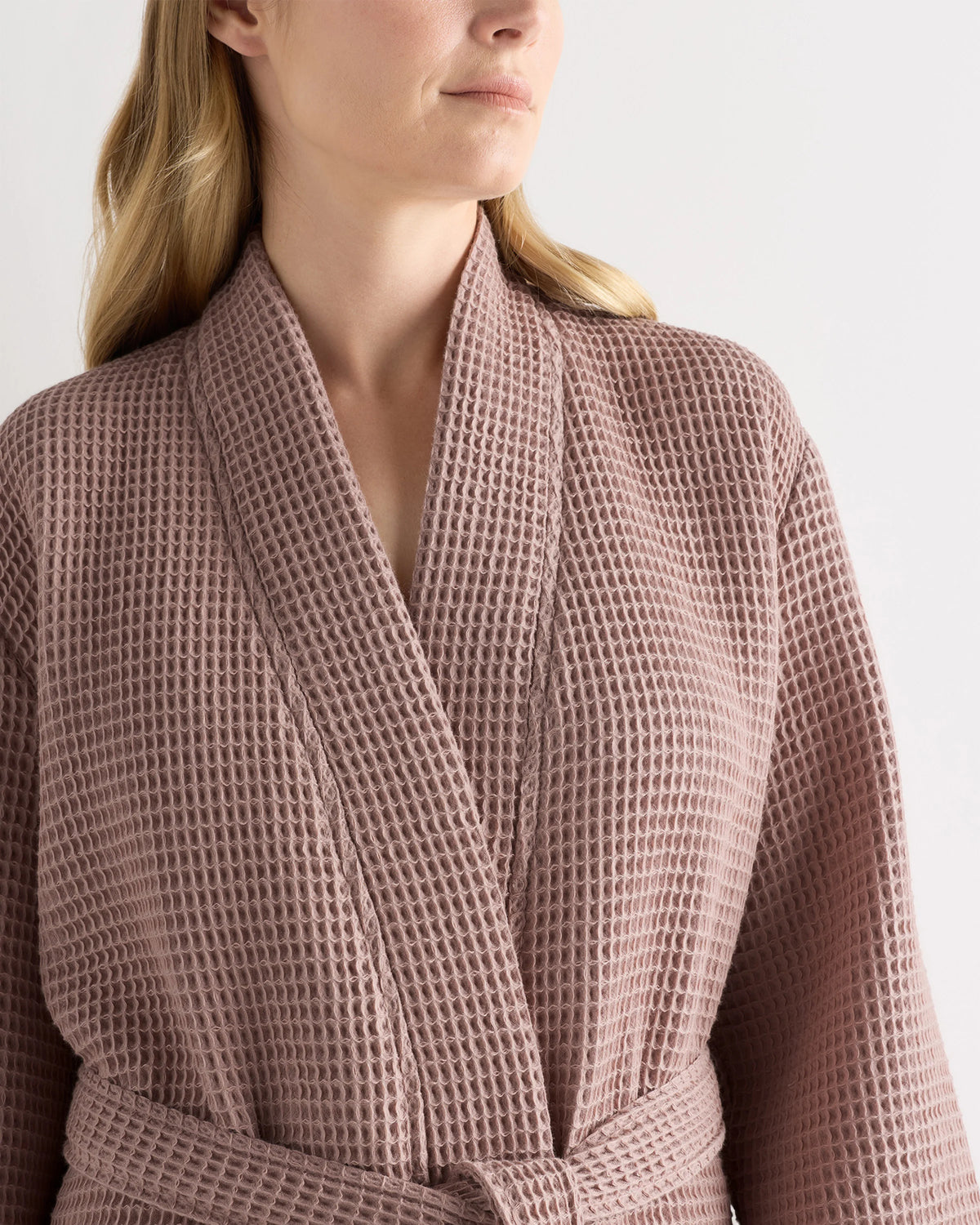 Organic Turkish Waffle Robe - XS / White