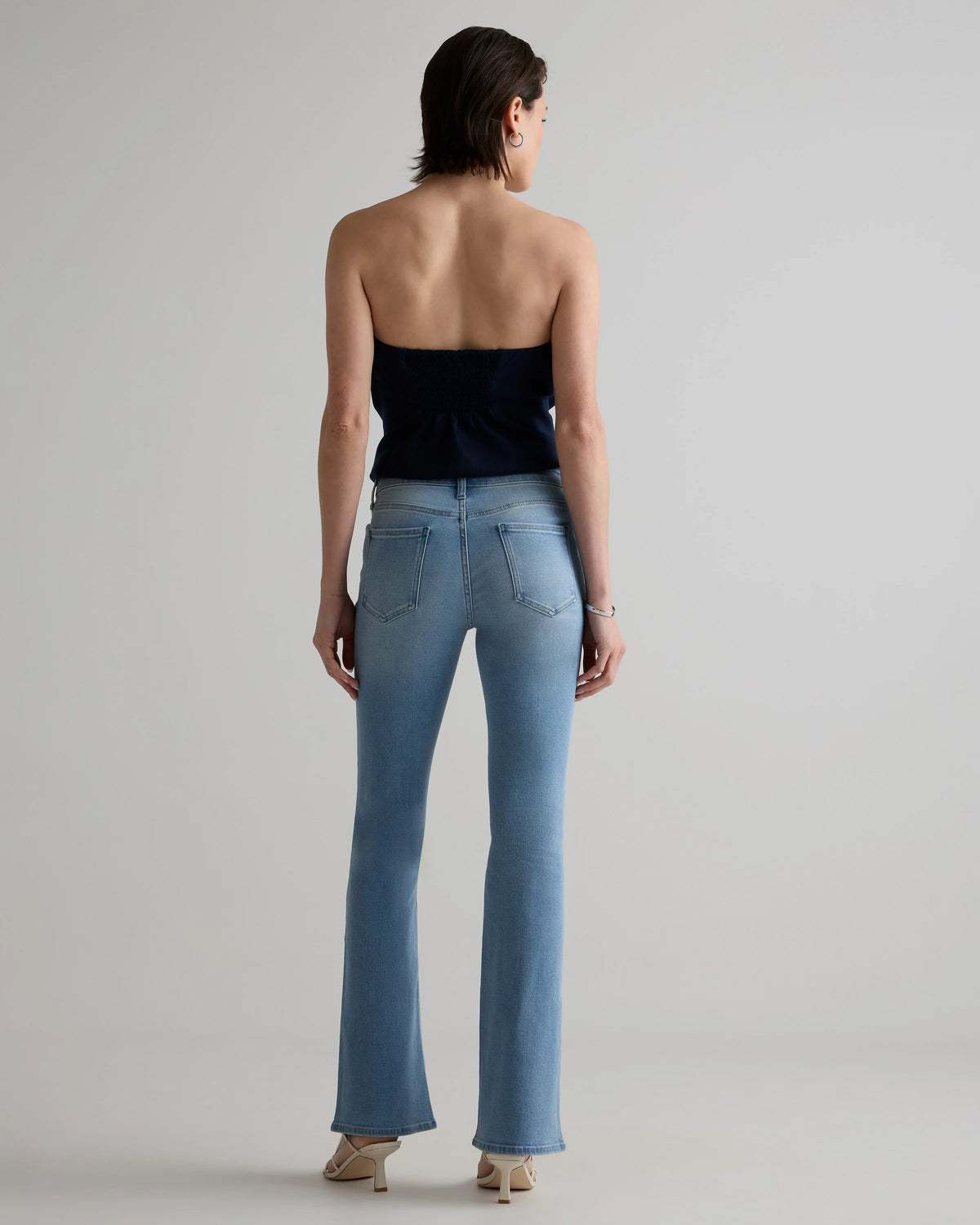 Luna Stretch Flare Jeans - 24 / Black