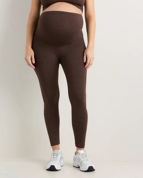 Ultra-Soft Maternity Legging - XS / Heather Black