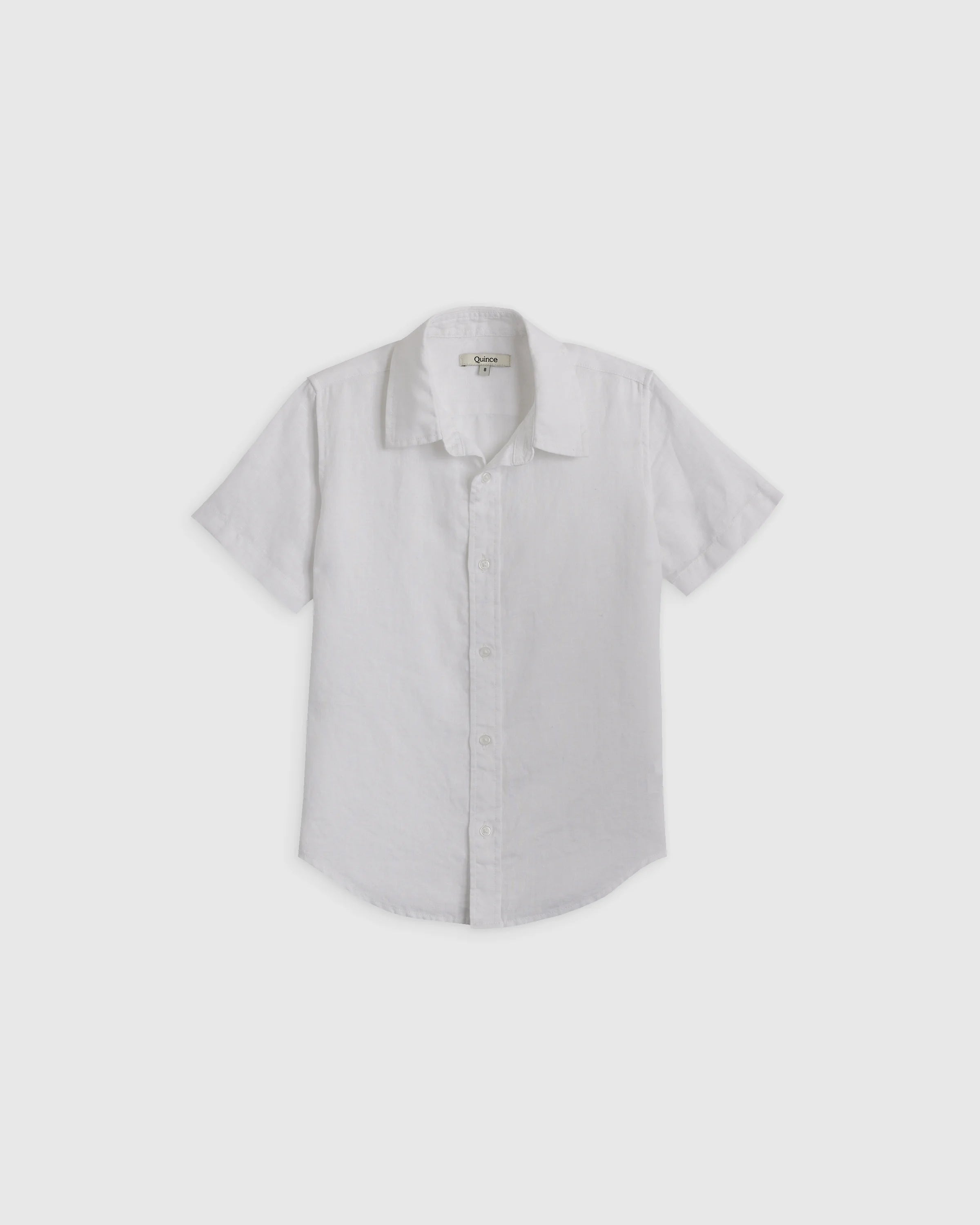 100% European Linen Short Sleeve Shirt - 2T / Flax Secondary image