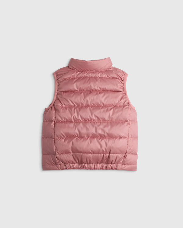 Lightweight Down Puffer Vest - 2T / Navy Mini Floral