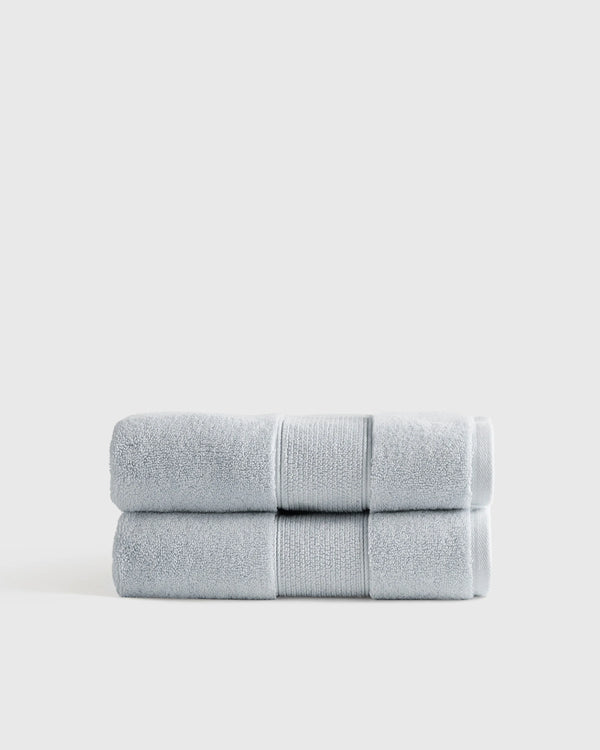 Classic Organic Turkish Cotton Hand Towel (Set of 2) - One Size / White