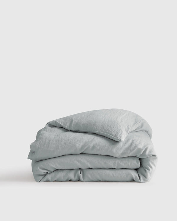 European Linen Duvet Cover - Twin / Peach