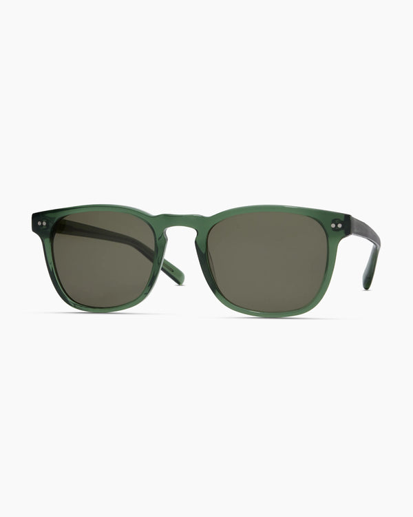 Boston Polarized Acetate Sunglasses - One Size / Honey with Green lens