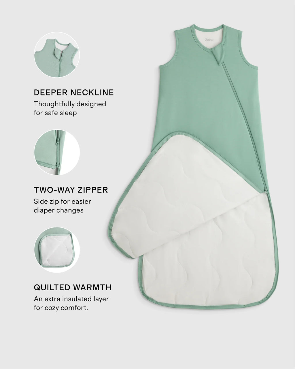 Bamboo Sleep Bag 1.5 TOG - S / Colony Blue