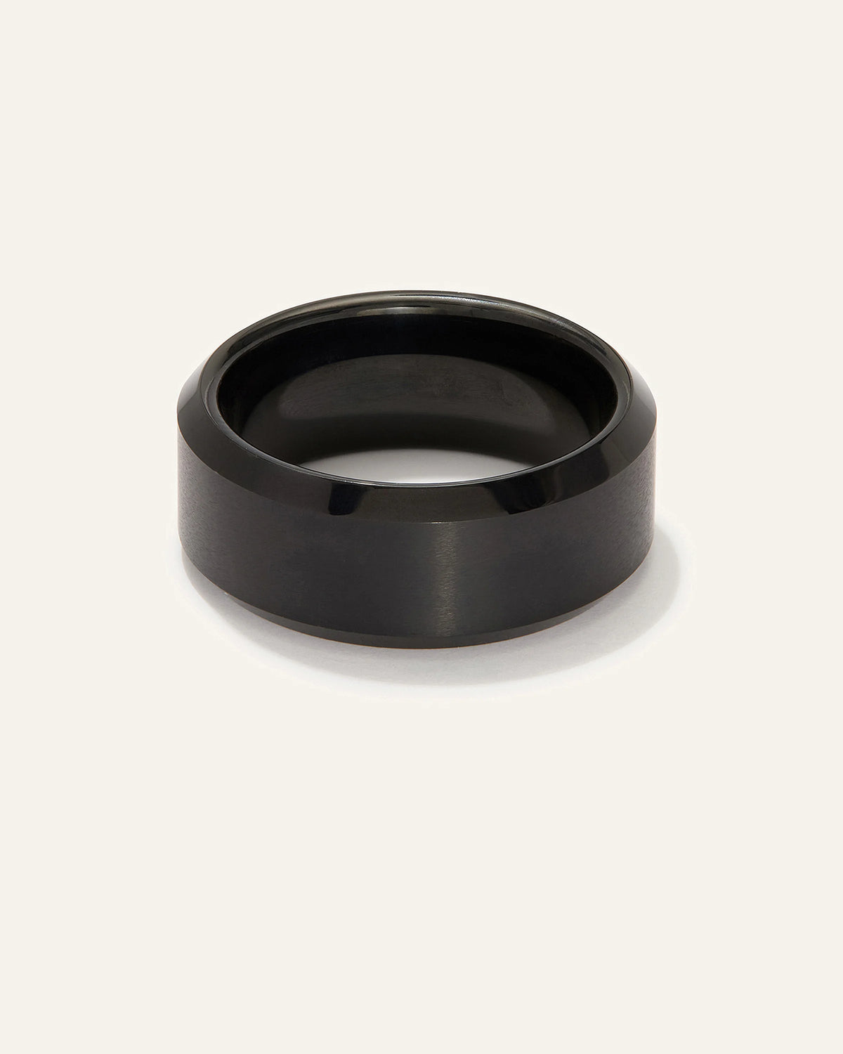 Tungsten Carbide Black Plated Brushed Band - 6 / No Color Main image