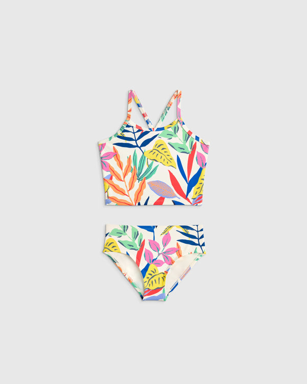 Tankini Swimsuit - 6 / Soft Ditsy Floral