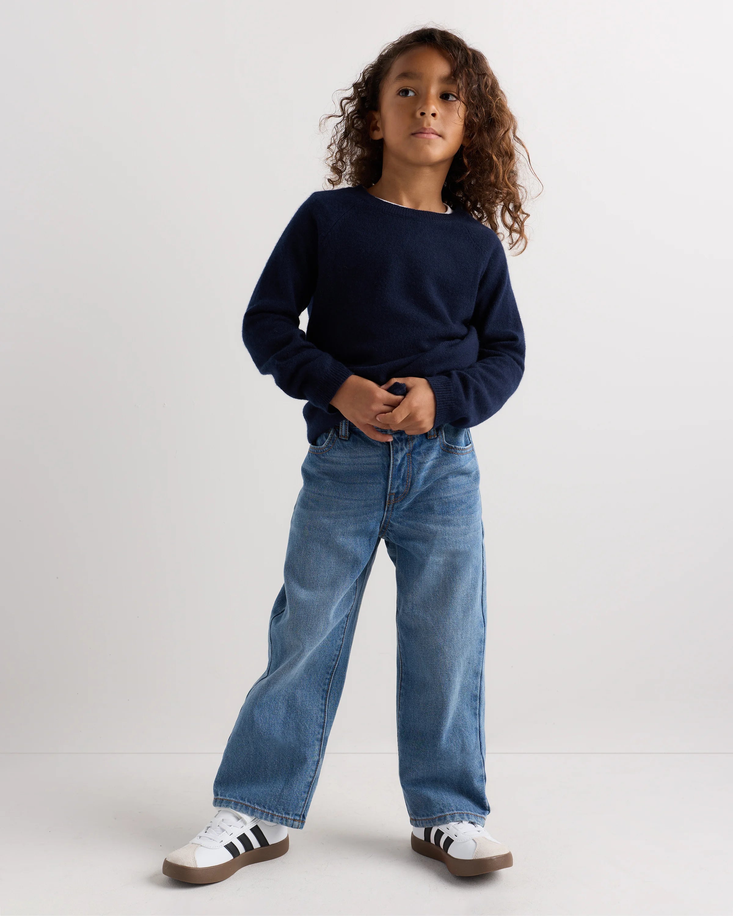 Boys Baggy Jeans - 2T / Medium Wash Secondary image