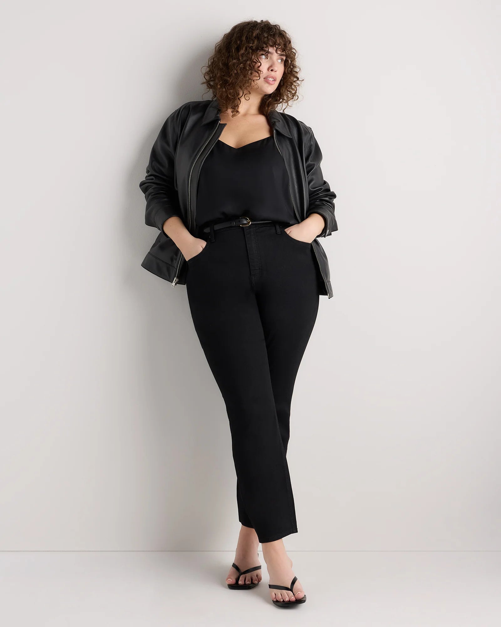 Bella Stretch Skinny Jeans - 33 / Black Secondary image