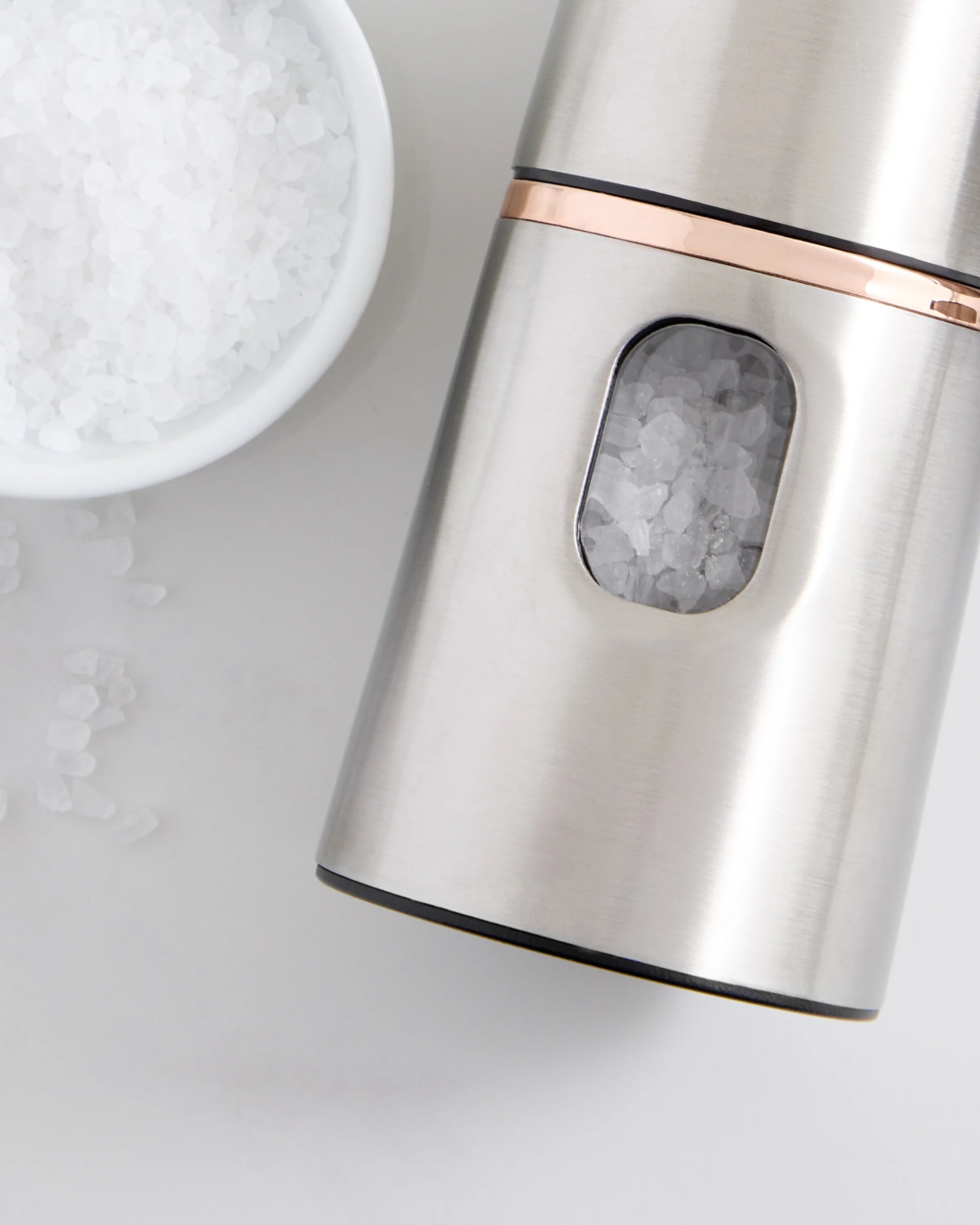 Stainless Steel Electric Salt Mill - One Size / No Color Secondary image