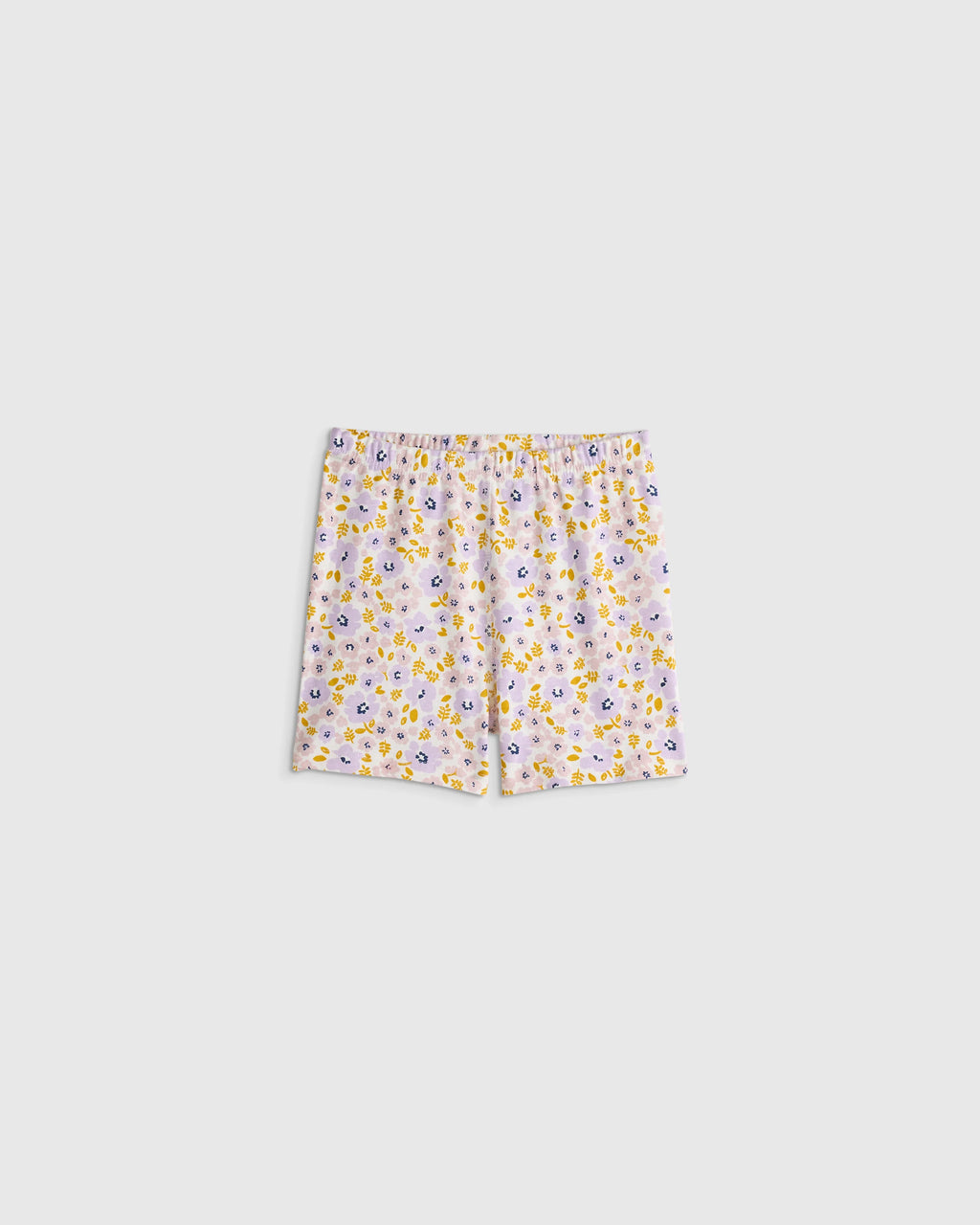 100% Organic Cotton Short Sleeve and Shorts Pajama Set - 2T / Navy Stripe