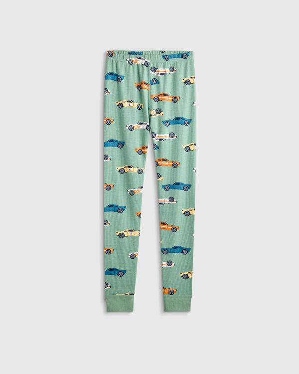 100% Organic Cotton Short Sleeve and Pant Pajama Set - 6 / Planets
