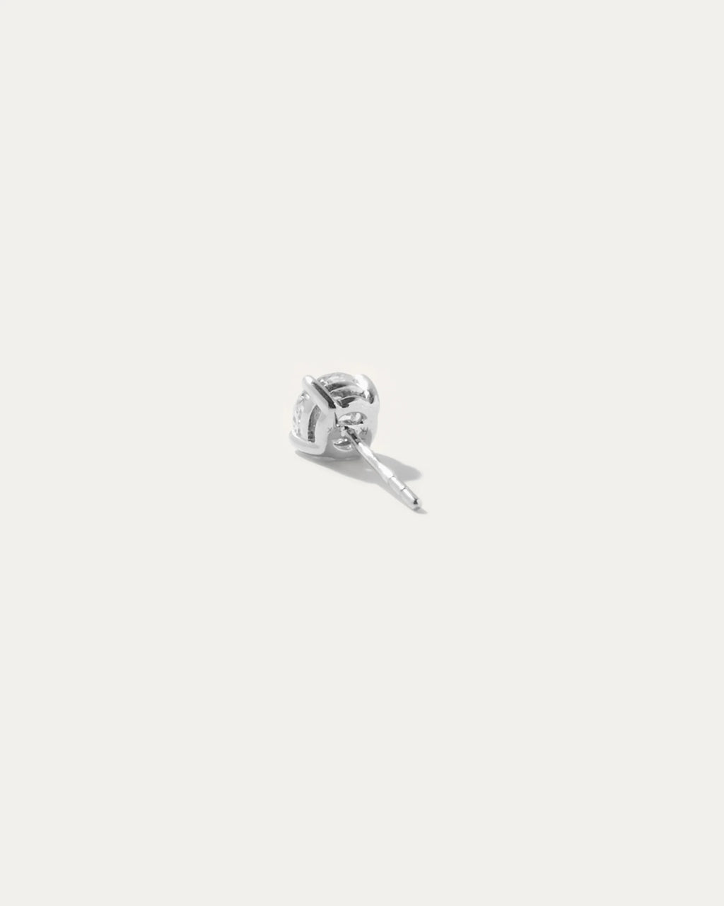14K Gold Lab Grown Diamond Four-Prong Solitaire Studs - 1ctw - One Size / Yellow Gold