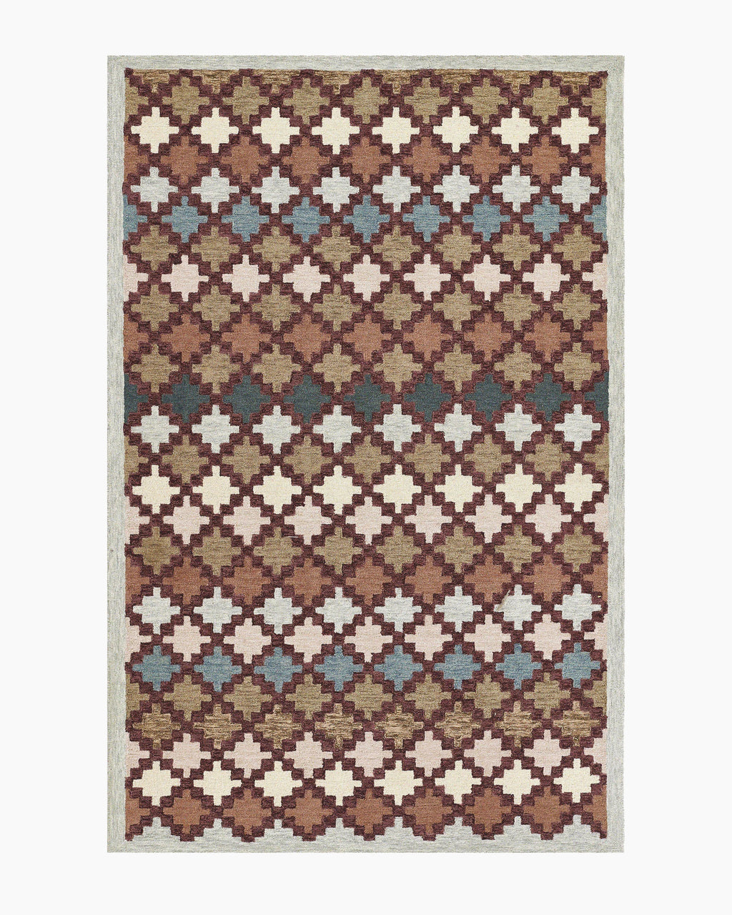 Leah Hand-Tufted Wool Rug - 5' x 8' / Multi