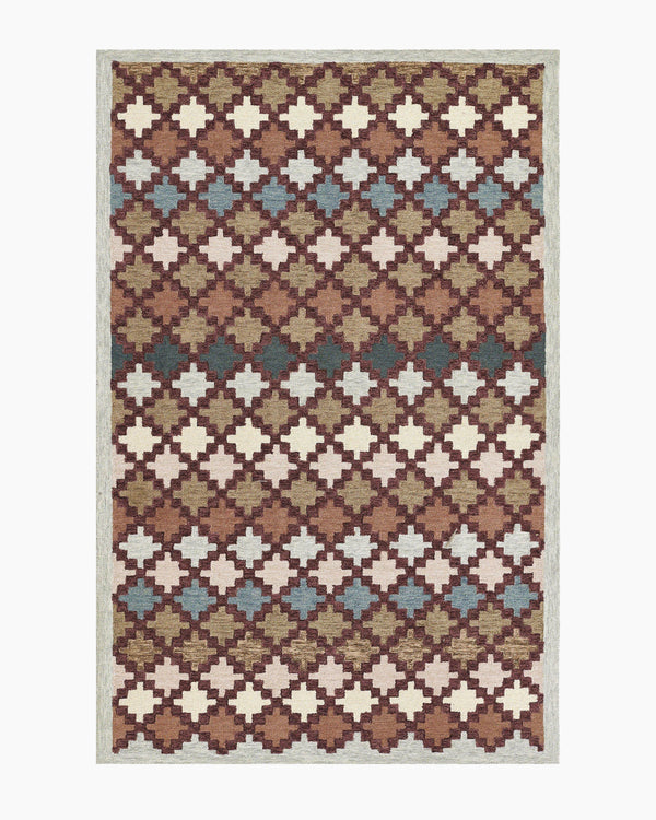 Leah Hand-Tufted Wool Rug - 5' x 8' / Multi