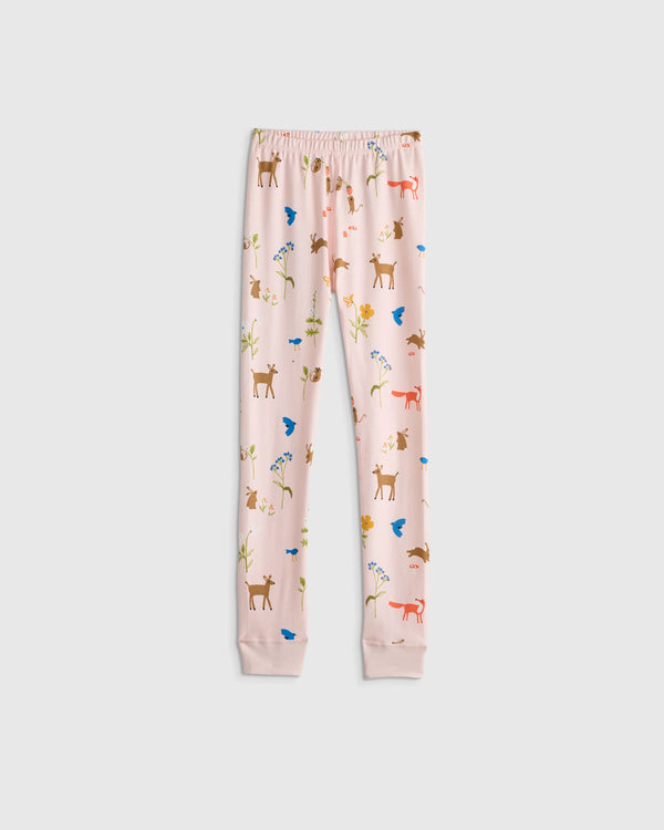 100% Organic Cotton Short Sleeve and Pant Pajama Set - 2T / Planets