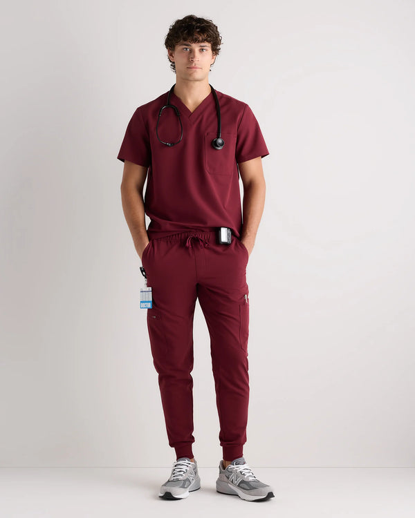 AeraFlex Scrub Joggers - S / Bold Black