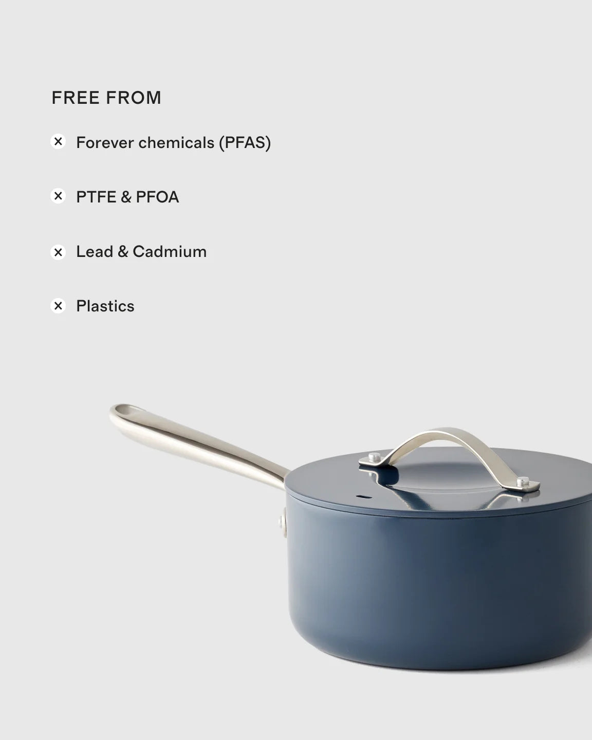Ceramic Nonstick Saucepan: 3QT - One Size / Navy Secondary image