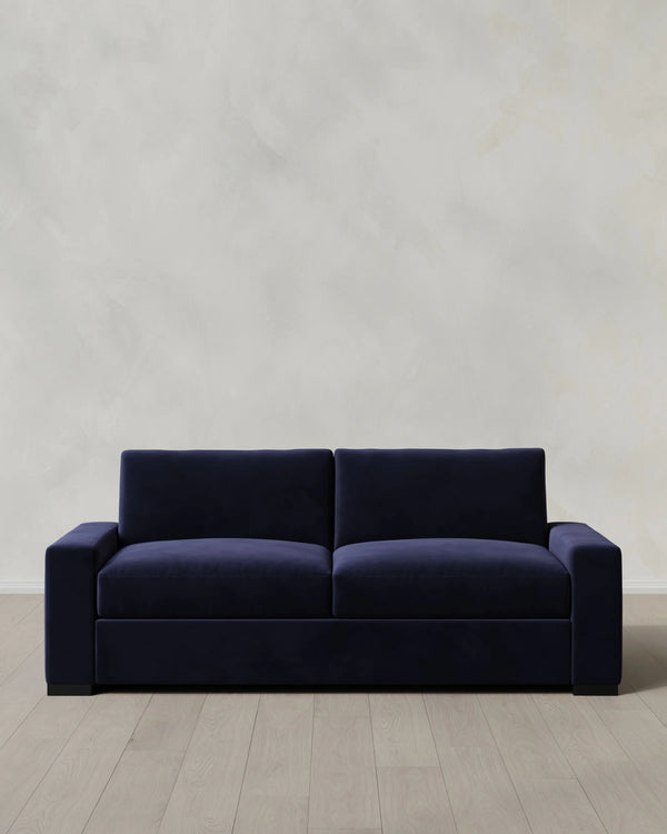 Stillman Sleeper Sofa in Performance Velvet - Queen / Java