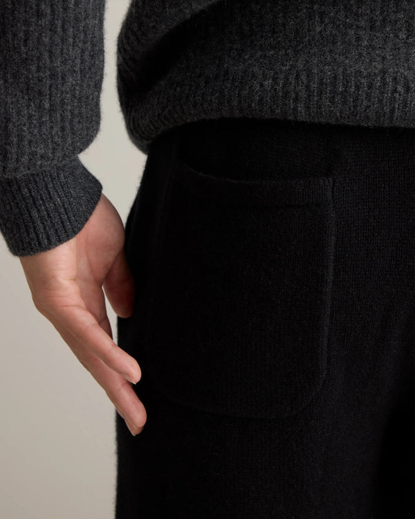 Mongolian Cashmere Jogger - S / Heather Truffle Brown