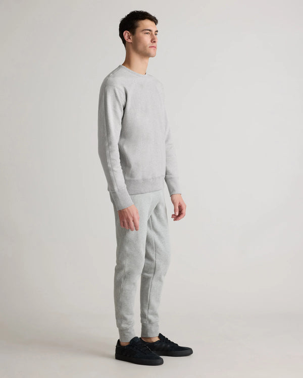 Organic Midweight French Terry Crewneck - S / Deep Navy