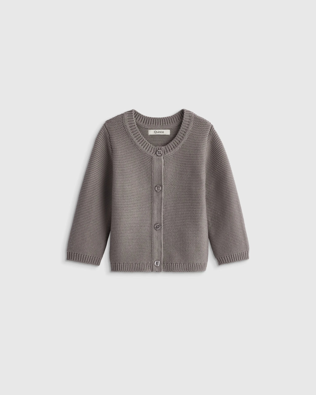 100% Organic Cotton Sweater Cardigan - 0-3M / Ivory