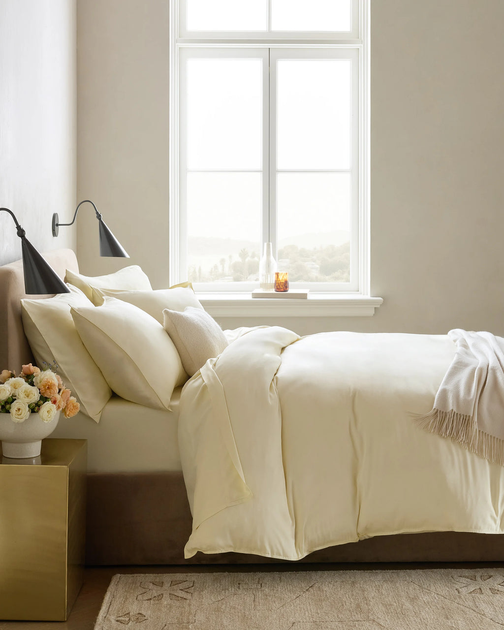 Bamboo Duvet Cover Set - Twin / Sand