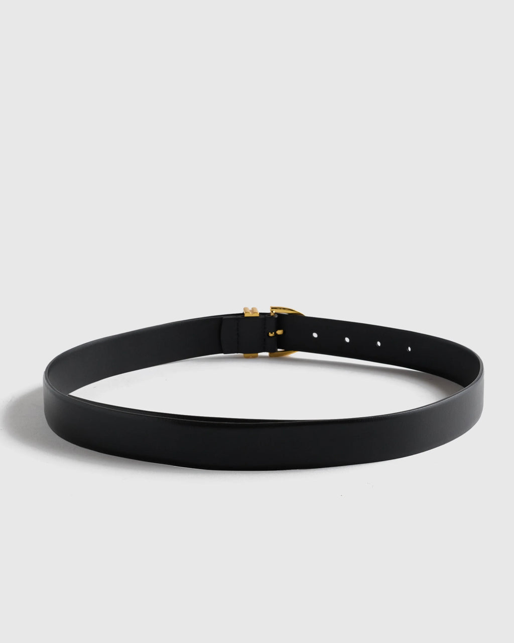 Alora European Leather Belt - XS / Black