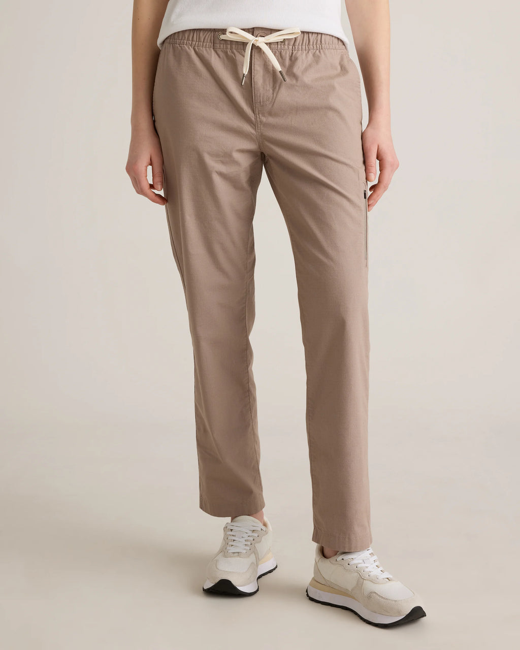 Organic Stretch Ripstop Straight Pants - XS / Steel