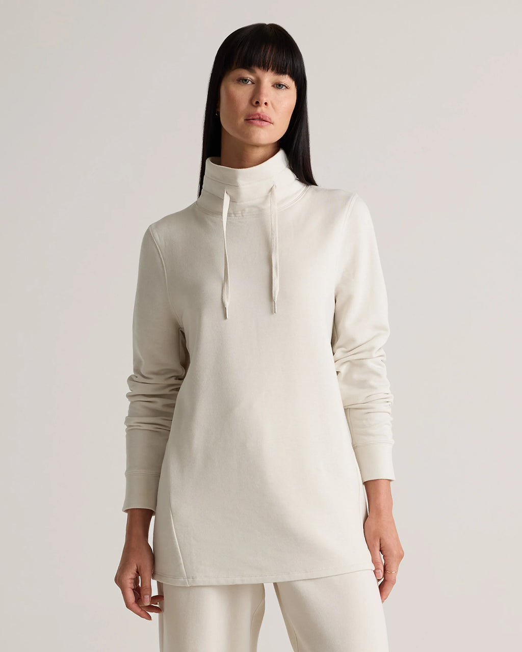 SuperSoft Fleece Mock Neck Pullover - XS / Navy
