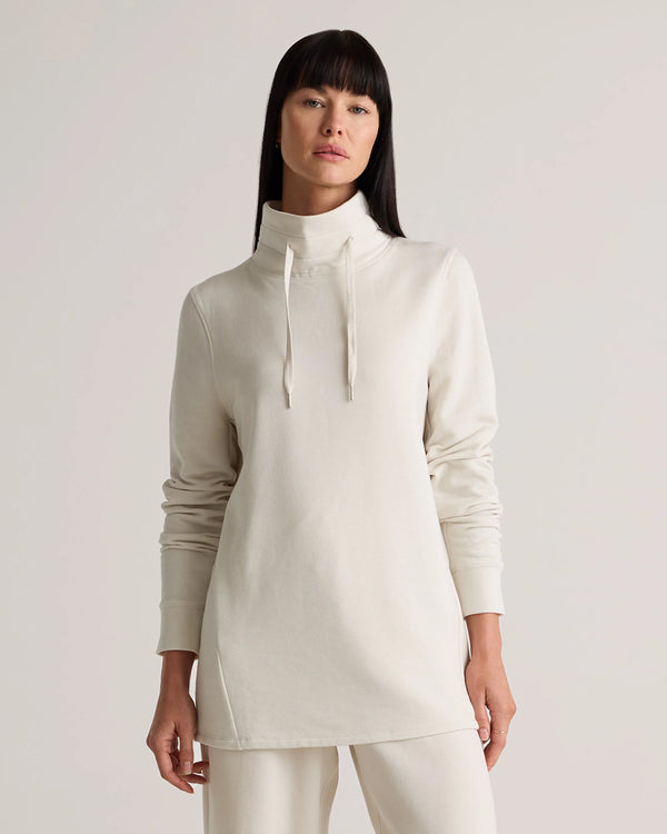 SuperSoft Fleece Mock Neck Pullover - XS / Navy