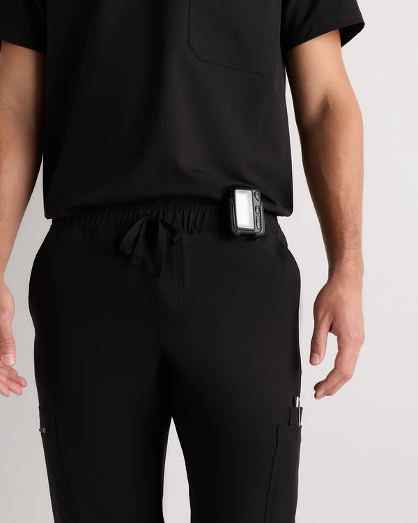 AeraFlex Scrub Joggers - S / Bold Black