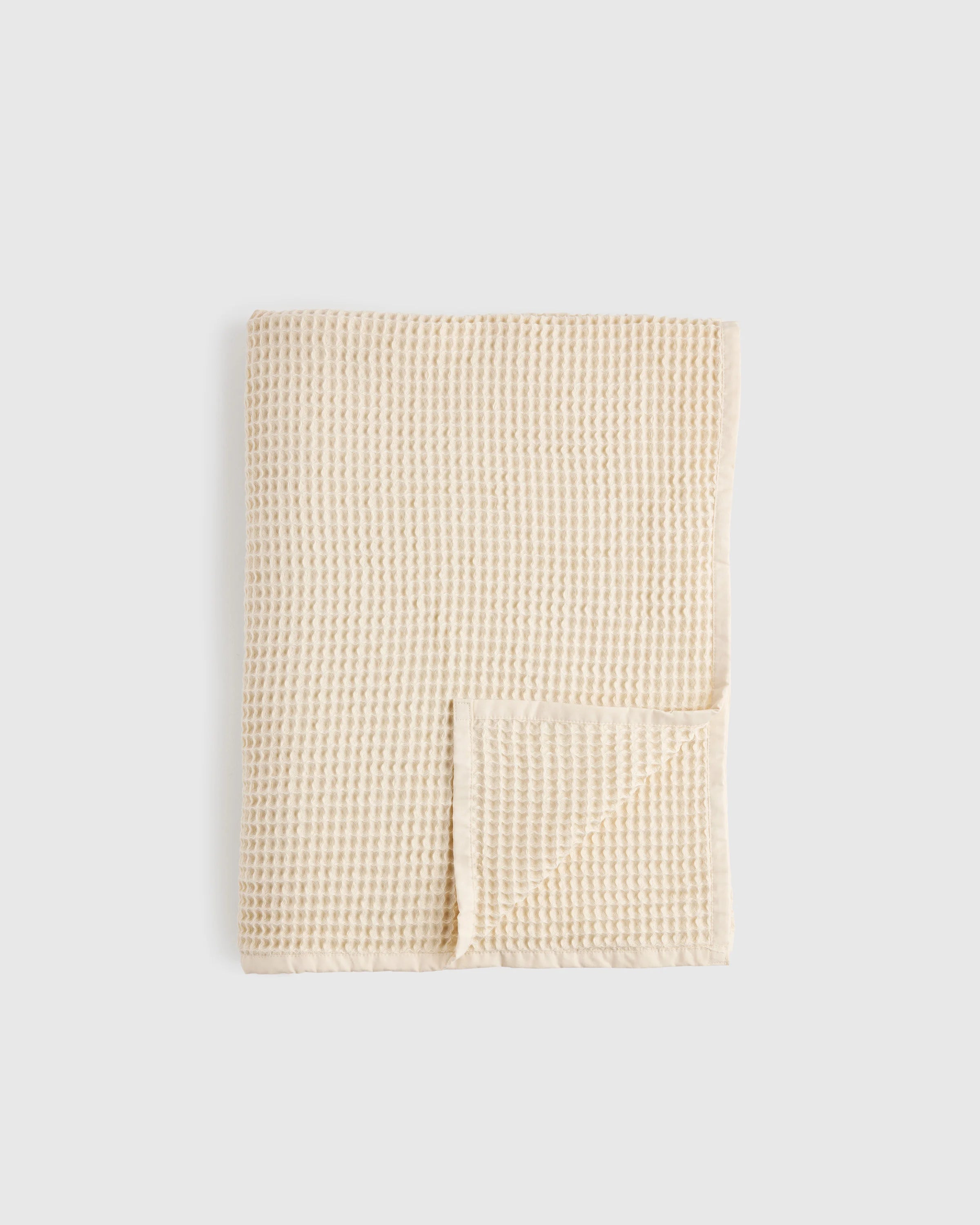 Organic Waffle Throw - 50x70 / Dried Sage Secondary image