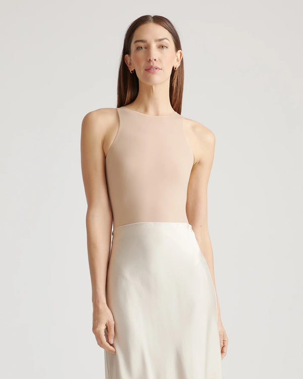 Second Skin High Neck Bodysuit - XS / Cocoa