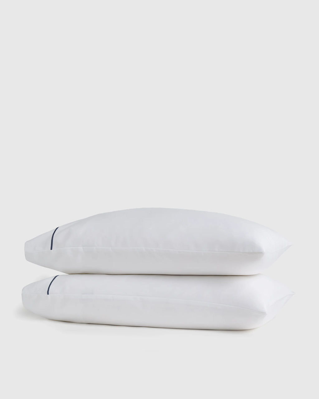 Signature Giza Cotton Sateen Pillowcase Set - Standard / White